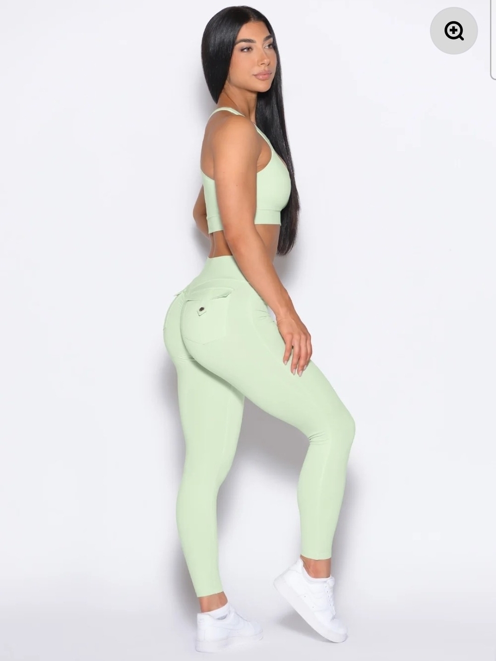 ⭐️BOMBSHELL SPORTSWEAR POCKET POP LEGGINGS IN TAN SZ XS⭐️